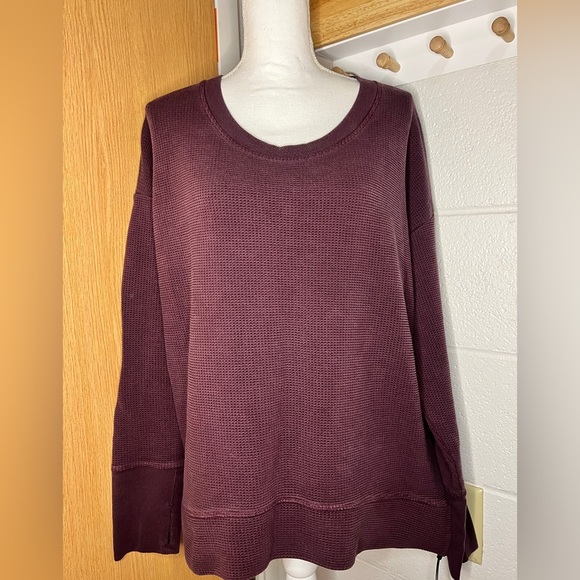 Aletha waffle knit sweater size XL - Picture 1 of 6